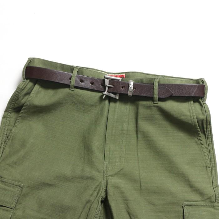 BARNS - TOCHIGI LEATHER BELT FIREMAN BUCKLE - LE-4053