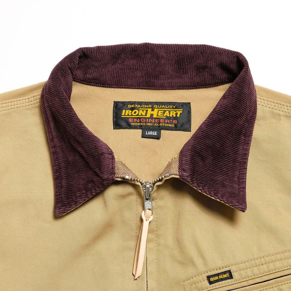 IRON HEART - 12oz KURASHIKIZOME® TWILL WORK JACKET - IHJ-144
