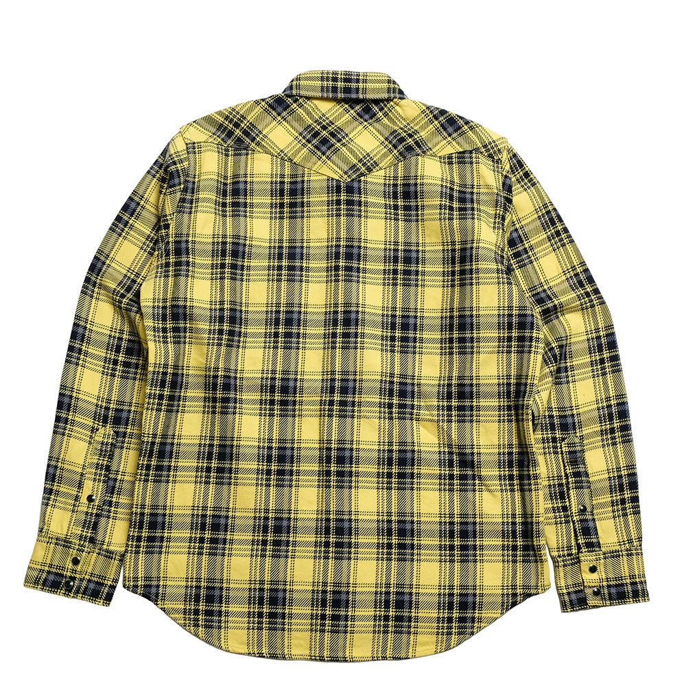IRON HEART - INDIGO CHECK WESTERN SHIRT - IHSH-411