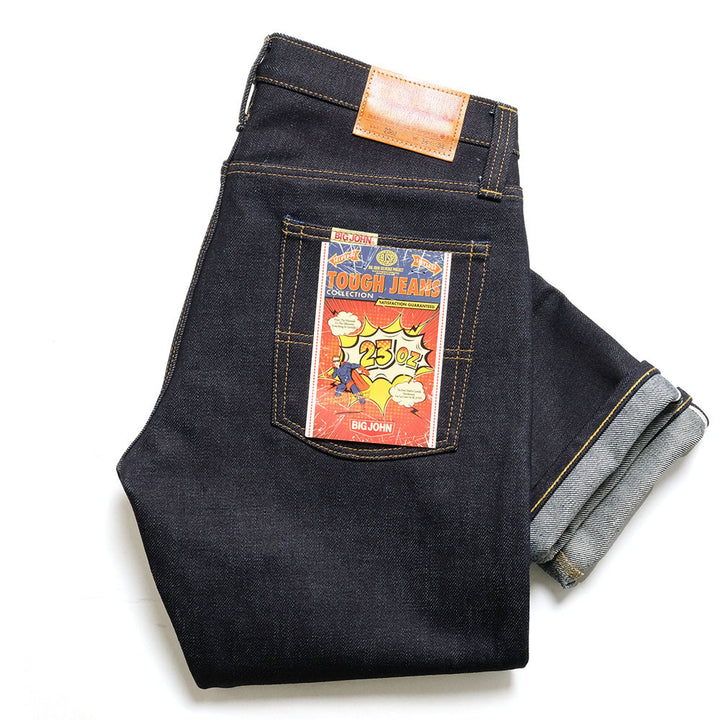 BIG JOHN - TOUGH JEANS COLLECTION - M106G Slim Tapered - 23oz Selvedge Denim - M106G-000B