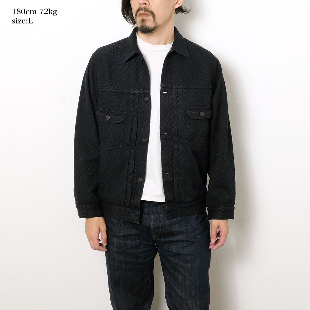 MOMOTARO JEANS - #002 SASHIKO JACKET-OVERDYE - MMGJ6005