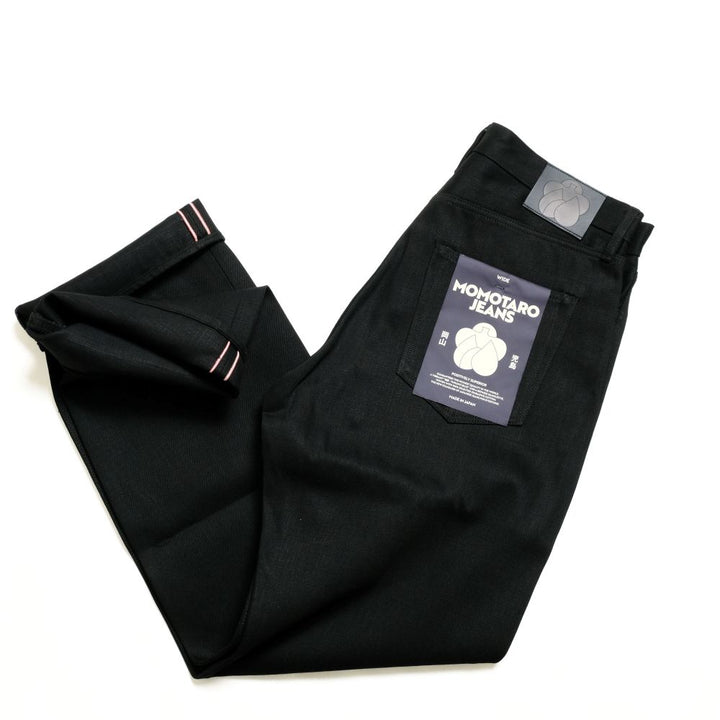 MOMOTARO JEANS - #400 STANDARD WIDE 14.7oz Black - Zip-Fly - MMJZ1400