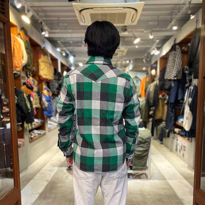 IRON HEART - Uhf Vintage Check Western Shirt - IHSH-429