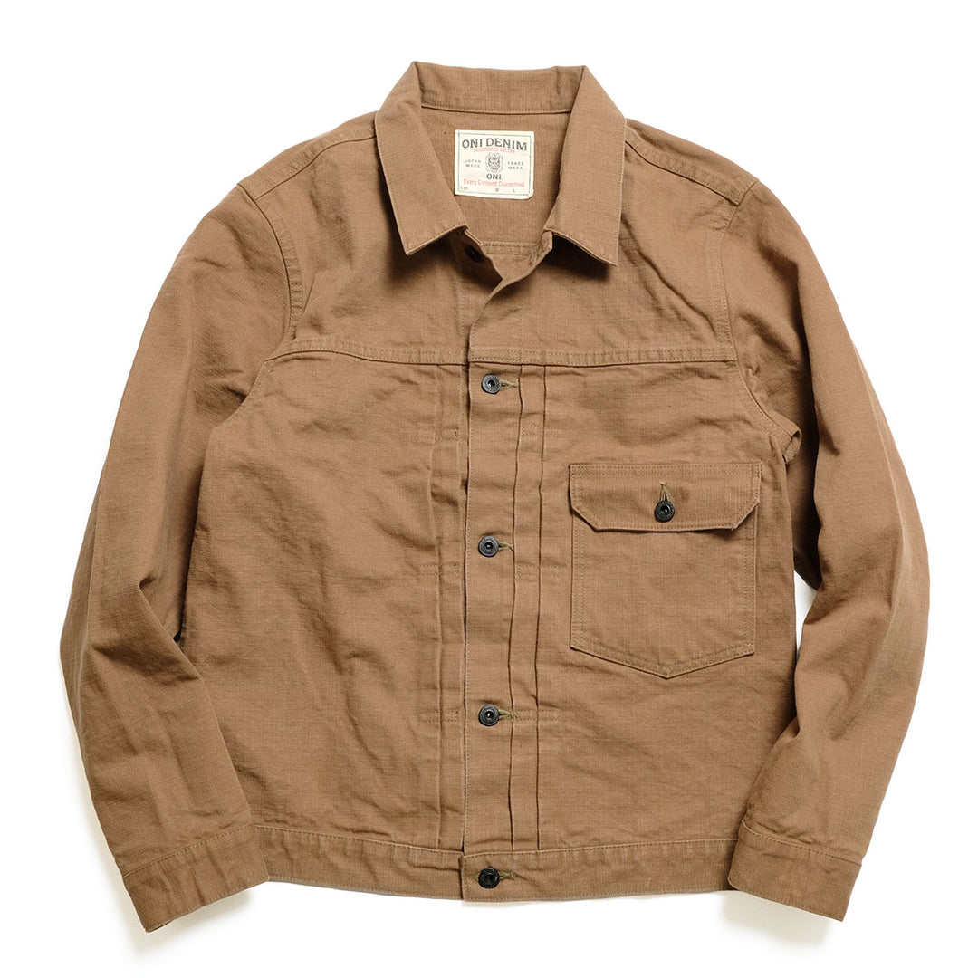 ONI DENIM - 13oz Sulfur Heavy Oxford - 1st Type Denim Jacket - ONI-01507HO