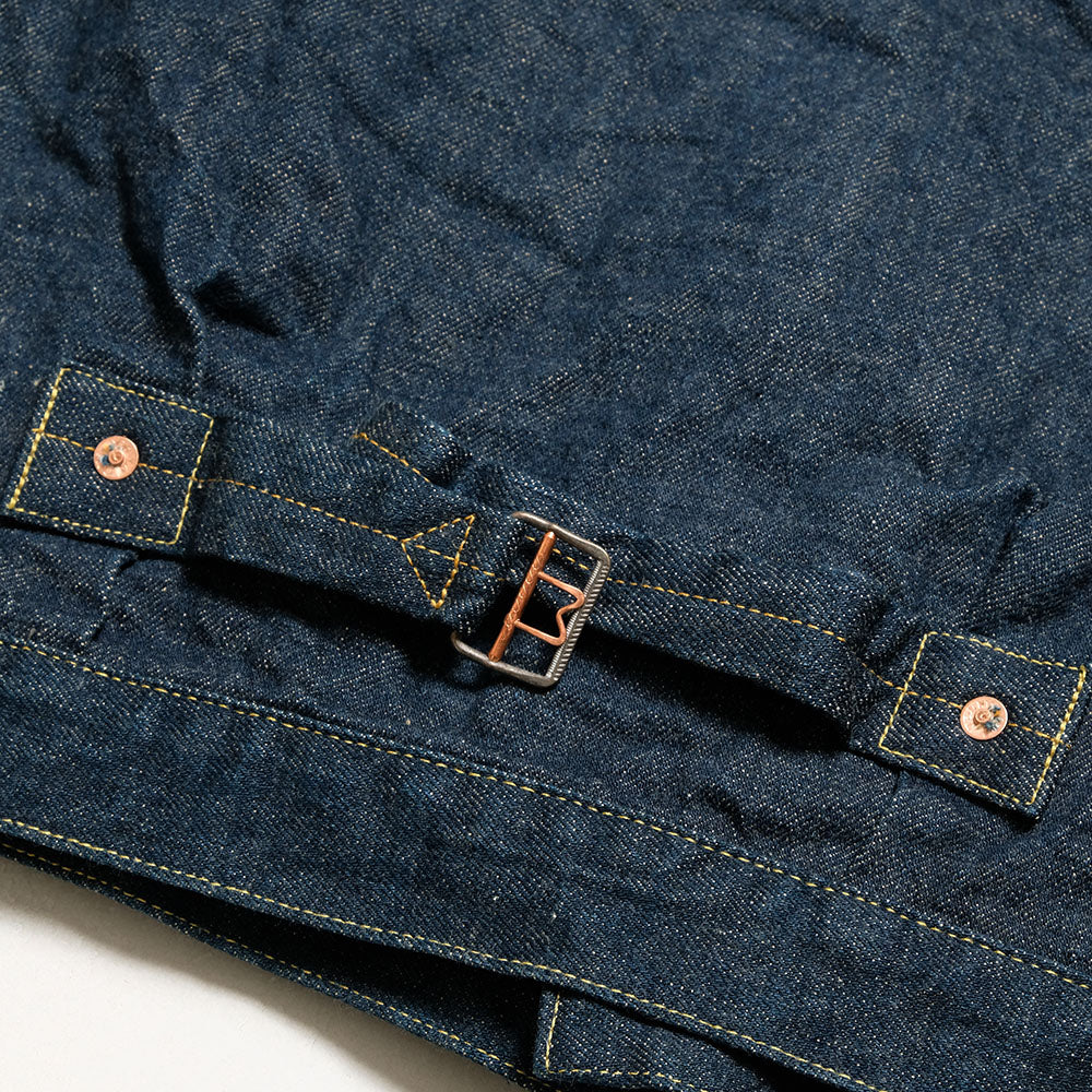 ONI DENIM - 15oz Ishikawa-dai Denim - 1st Type Denim Jacket Long - ONI-01507LIS