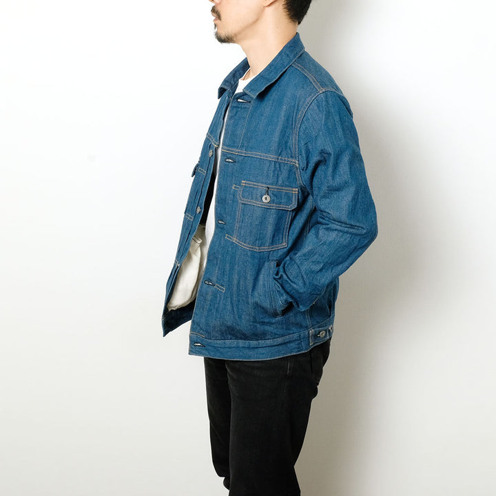 ONI DENIM - 13.7oz Old Faded Blue Denim - 2nd Type Denim Jacket - ONI-02516POF