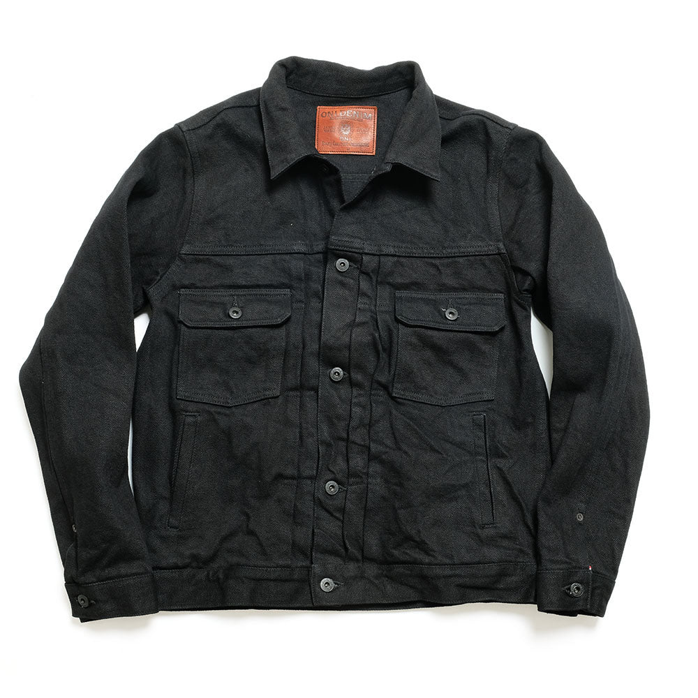 ONI DENIM - 20oz ONI Secret Black Denim 2nd Type Denim Jacket - ONI-02516PZR