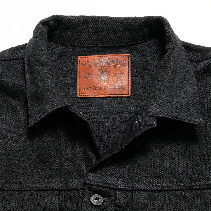 ONI DENIM - 20oz ONI Secret Black Denim 2nd Type Denim Jacket - ONI-02516PZR