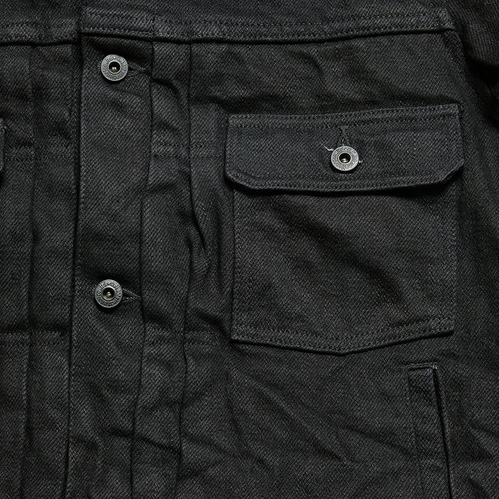 ONI DENIM - 20oz ONI Secret Black Denim 2nd Type Denim Jacket - ONI-02516PZR