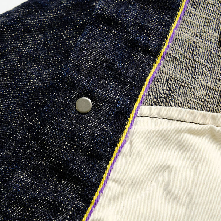 ONI DENIM - 17oz. ONI KASURI DENIM - 3rd Type Denim Jacket - ONI-02527PKA