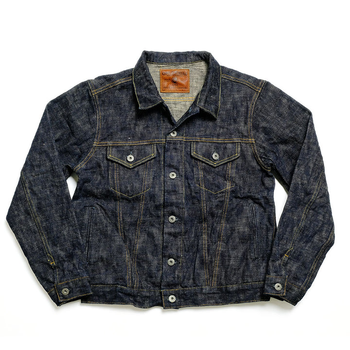 ONI DENIM - 17oz. ONI KASURI DENIM - 3rd Type Denim Jacket - ONI-02527PKA