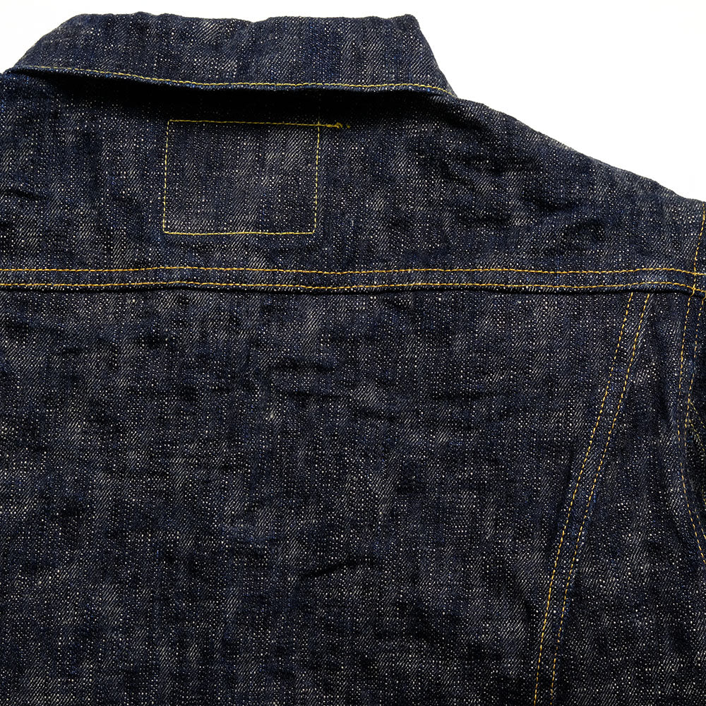 ONI DENIM - 17oz. ONI KASURI DENIM - 3rd Type Denim Jacket - ONI-02527PKA
