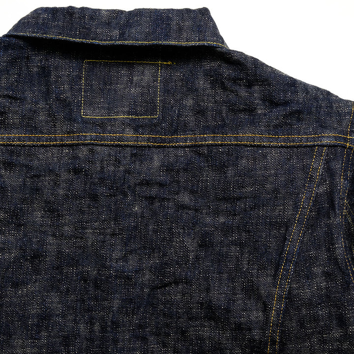 ONI DENIM - 17oz. ONI KASURI DENIM - 3rd Type Denim Jacket - ONI-02527PKA