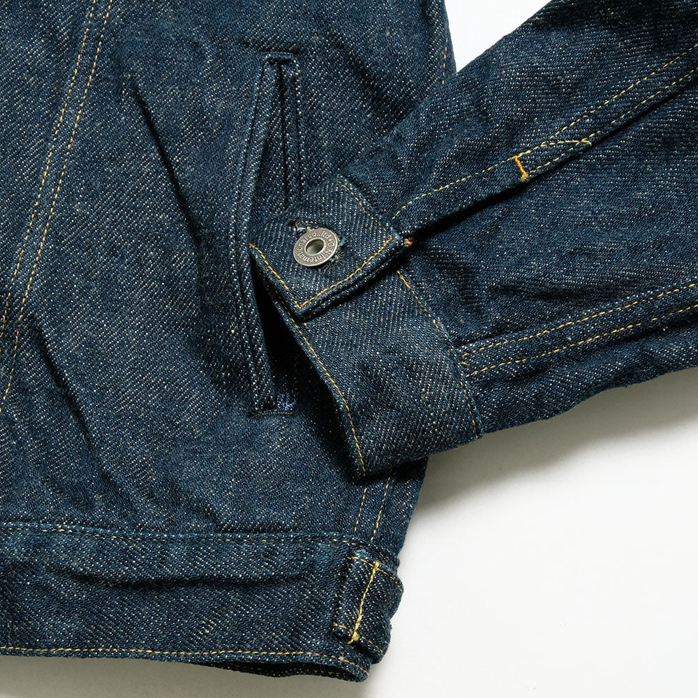ONI DENIM - 20oz Secret Denim 歌舞伎耳 (緯糸ベージュ) - 3rd Type Denim Jacket - ONI-02527PKA-BEG