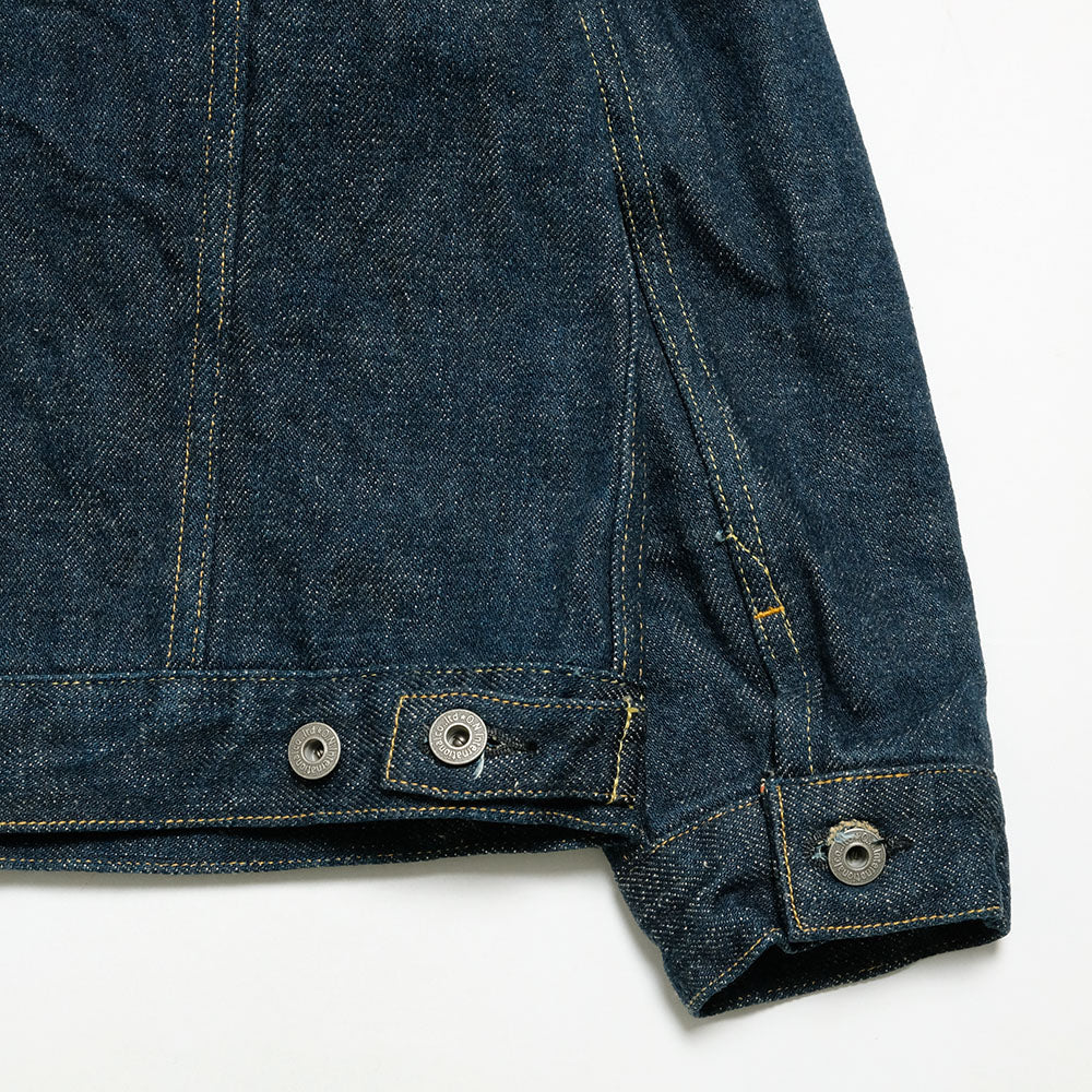 ONI DENIM - 20oz Secret Denim 歌舞伎耳 (緯糸ベージュ) - 3rd Type Denim Jacket - ONI-02527PKA-BEG