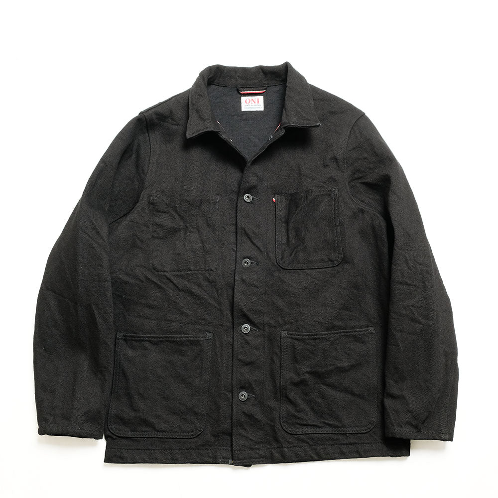ONI DENIM - Coveralls 20oz Secret Black Denim - 鬼秘 - ONI-03502ZR