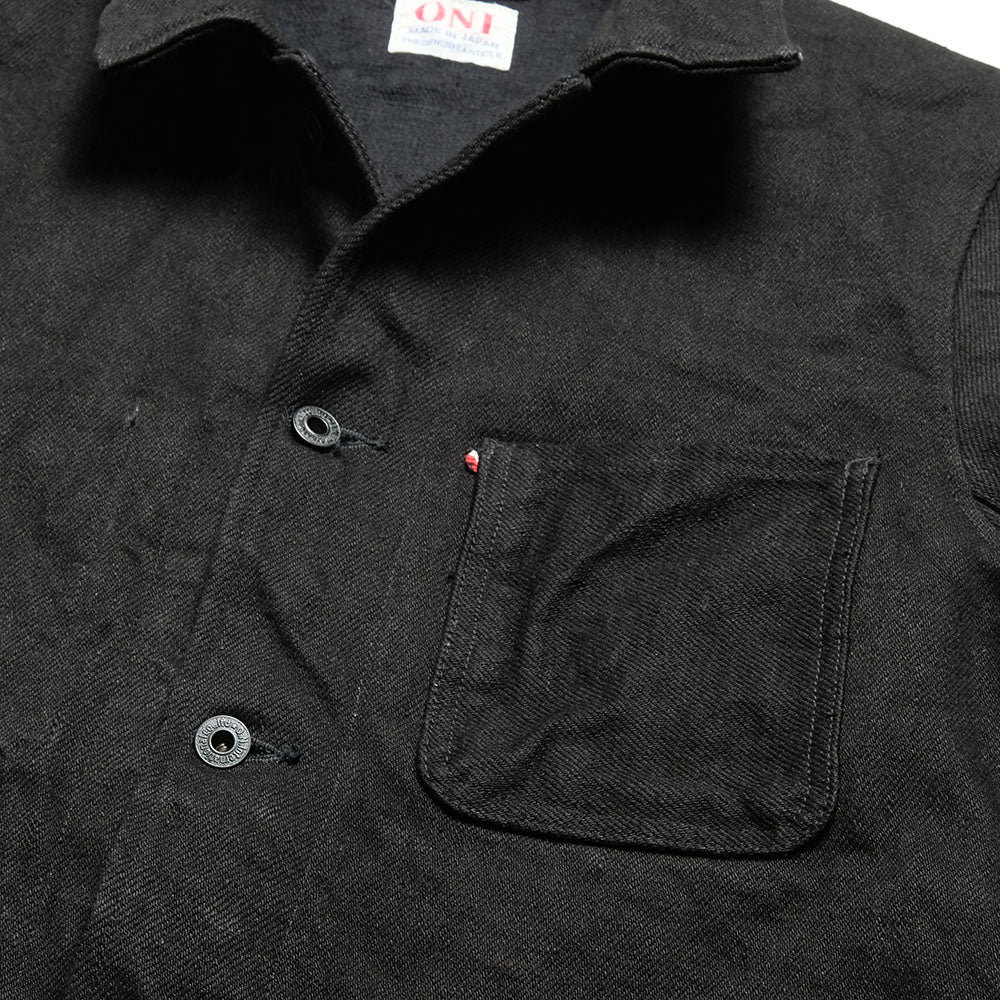 ONI DENIM - Coveralls 20oz Secret Black Denim - 鬼秘 - ONI-03502ZR