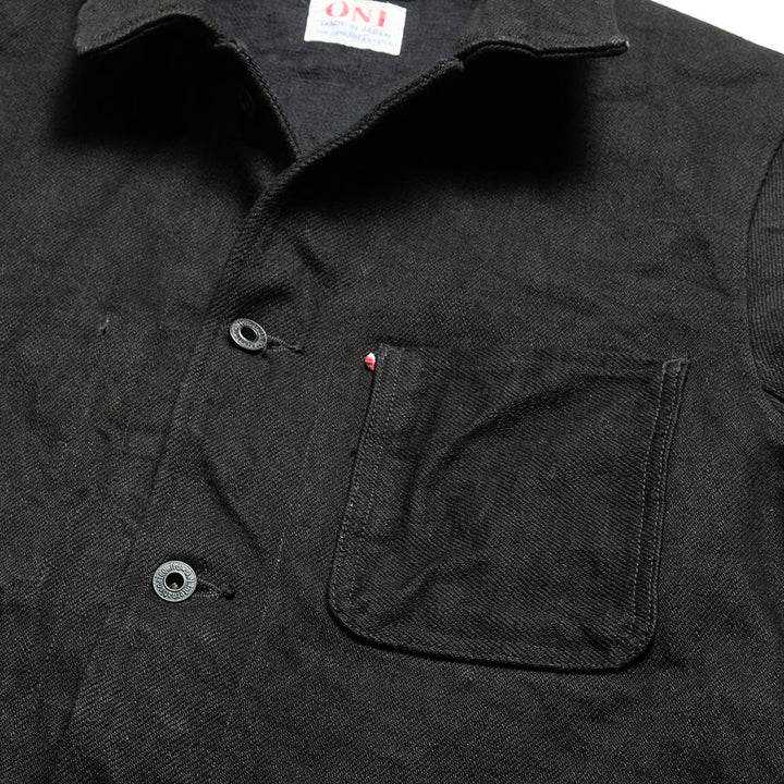 ONI DENIM - Coveralls 20oz Secret Black Denim - 鬼秘 - ONI-03502ZR