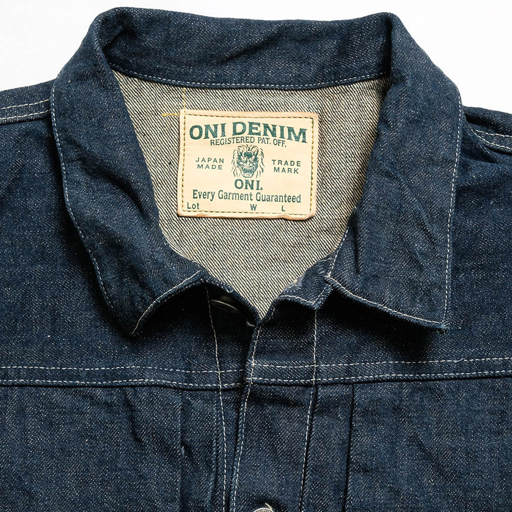ONI DENIM - 15oz Ishikawa-dai Denim - Old Design Jacket - ONI-03517ISH
