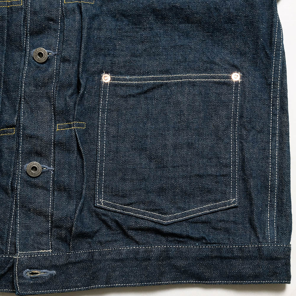 ONI DENIM - 15oz Ishikawa-dai Denim - Old Design Jacket - ONI-03517ISH