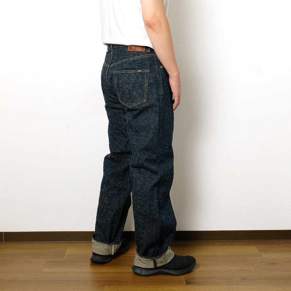 ONI DENIM - Wide Straight - 15oz Crushed Concrete Denim  - 歌舞伎耳- ONI-200CCD