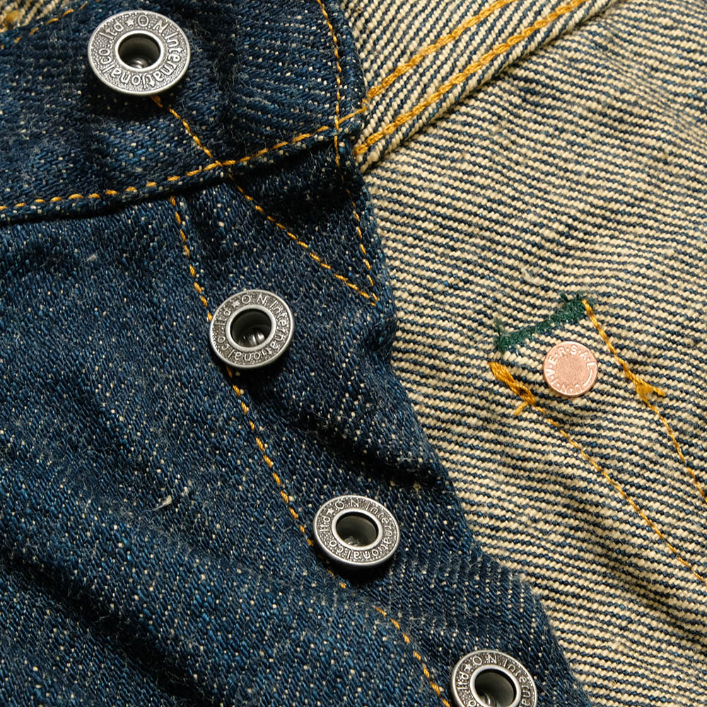 ONI DENIM - Super Wide Straight - 20oz Secret Denim - Weft beige - ONI-222ZRBEG