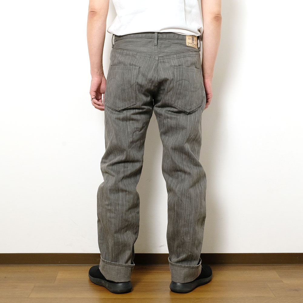 ONI DENIM - Regular Straight - 20oz. Awa Sumi Kuro Denim - ONI-275KURO