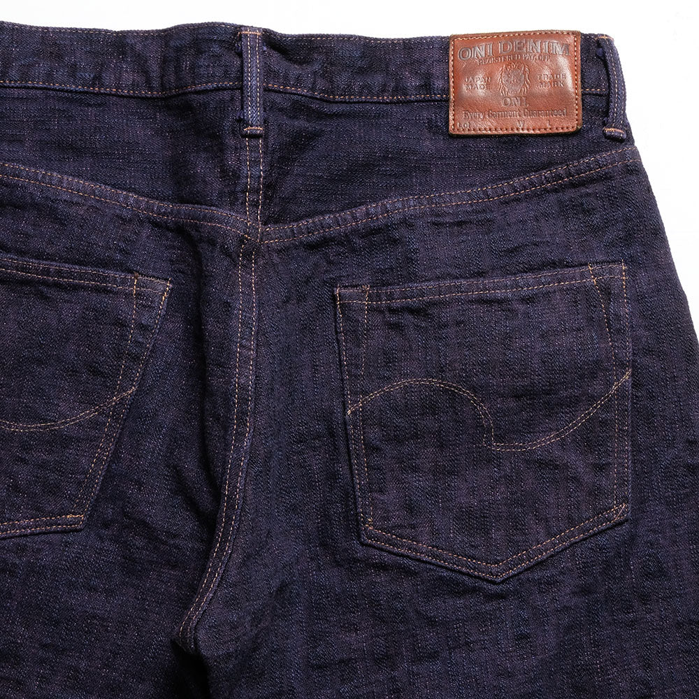 ONI DENIM - Just Right Straight - 17oz Bumpy Denim - Murasaki - ONI-277BUM-PA