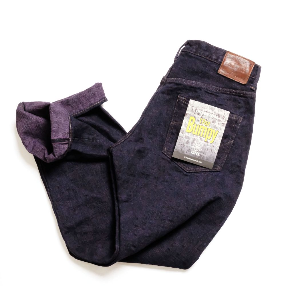 ONI DENIM - Just Right Straight - 17oz Bumpy Denim - Murasaki - ONI-277BUM-PA