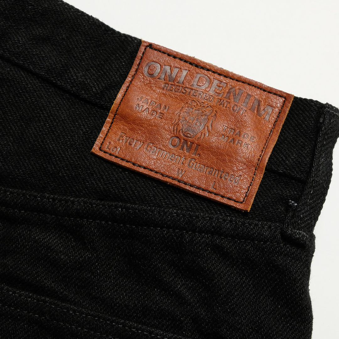 ONI DENIM - Wide Straight - 20oz ONI Secret Black Denim - ONI-200ZRBK
