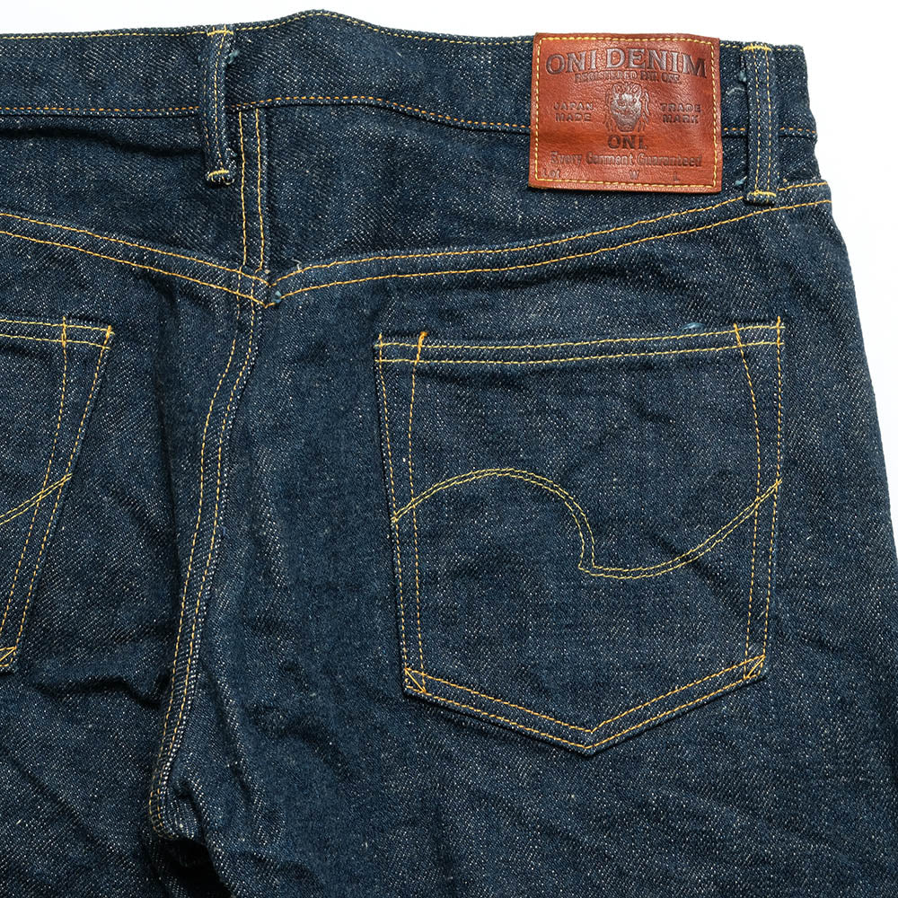ONI DENIM - Relax Tapered - 20oz Secret Denim - 歌舞伎耳 (緯糸ベージュ) - ONI-622ZRKA