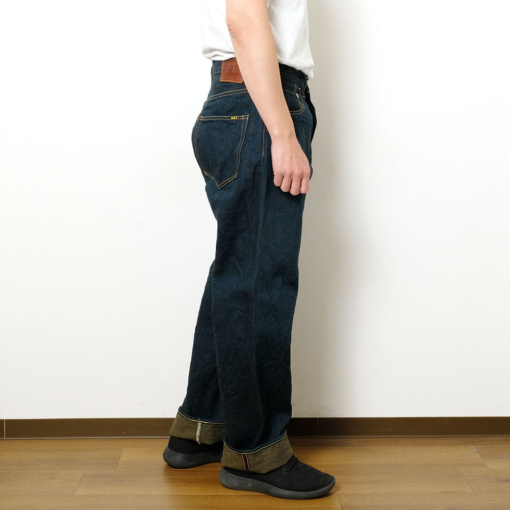 ONI DENIM - Super Wide Tapered - 20oz ONI Secret Denim - Weft Olive - ONI-822ZR