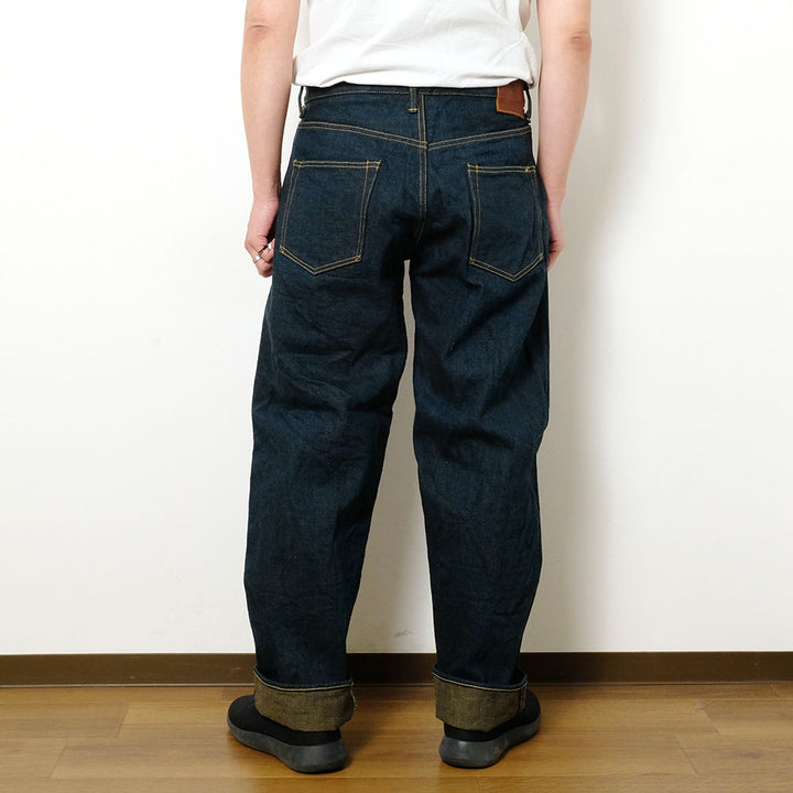 ONI DENIM - Super Wide Tapered - 20oz ONI Secret Denim - Weft Olive - ONI-822ZR