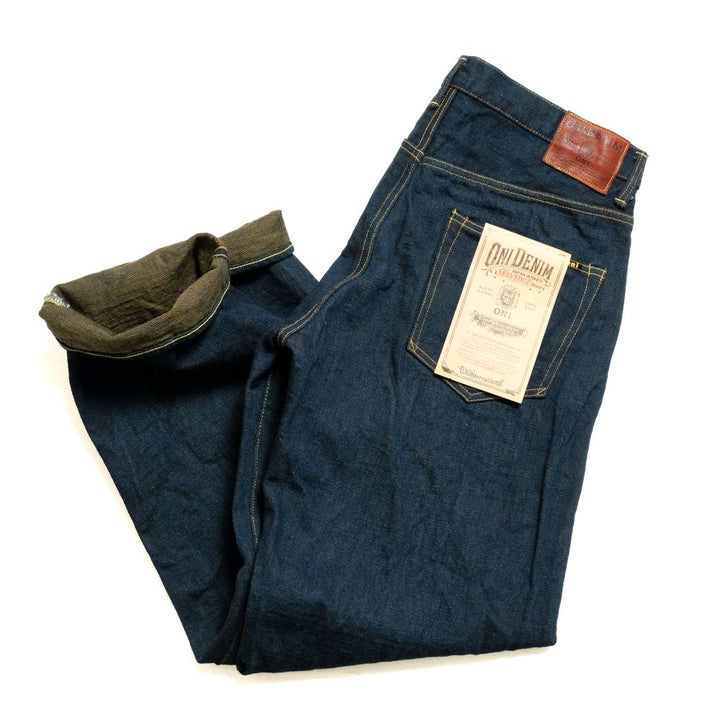 ONI DENIM - Super Wide Tapered - 20oz ONI Secret Denim - Weft Olive - ONI-822ZR