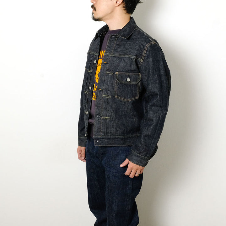SUGAR CANE - 14.25oz. DENIM BLANKET LINED JACKET - SC15210