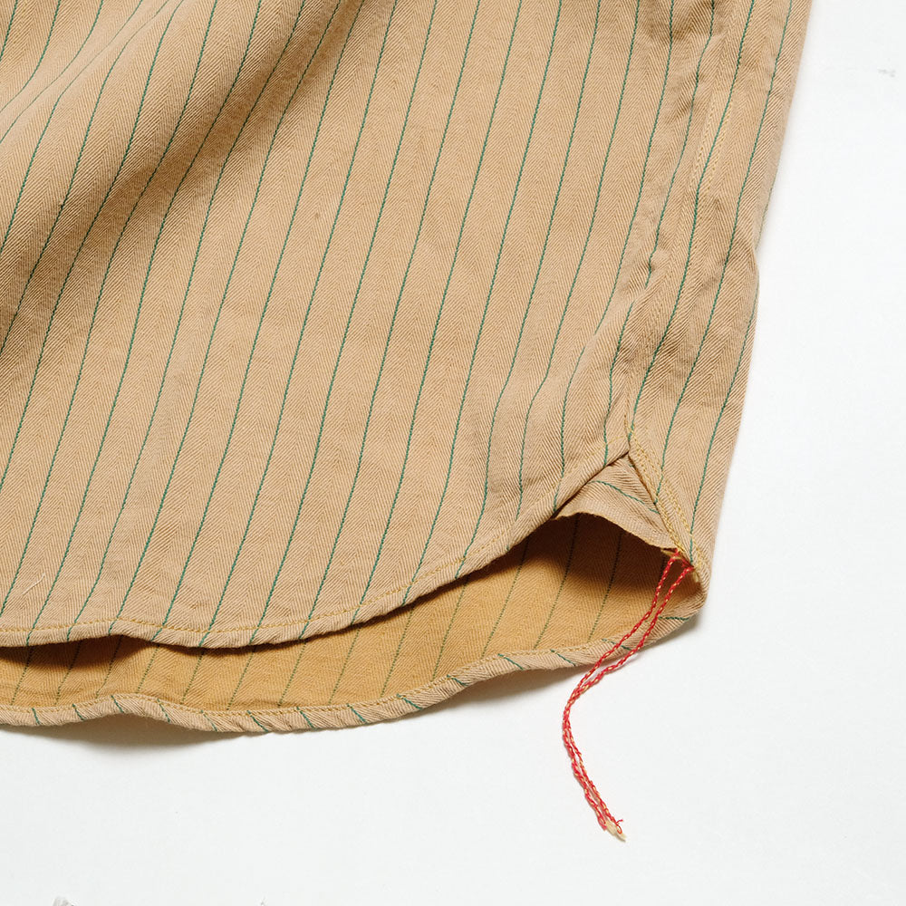 SUGAR CANE - COKE STRIPE S/S WORK SHIRT - SC38699