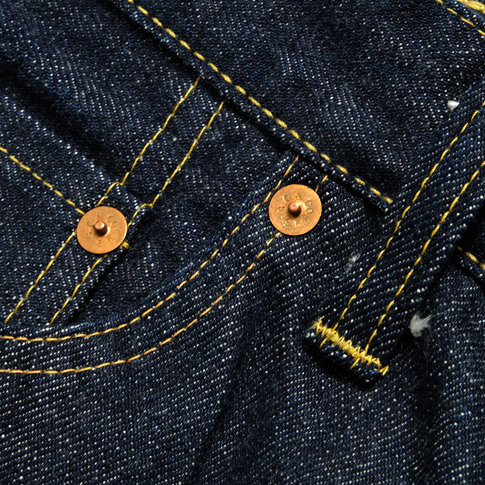 SUGAR CANE - Super -Denim- Collectibles #07 13.5oz. BLUE DENIM WAIST OVERALLS -1946- MODEL - SC49007