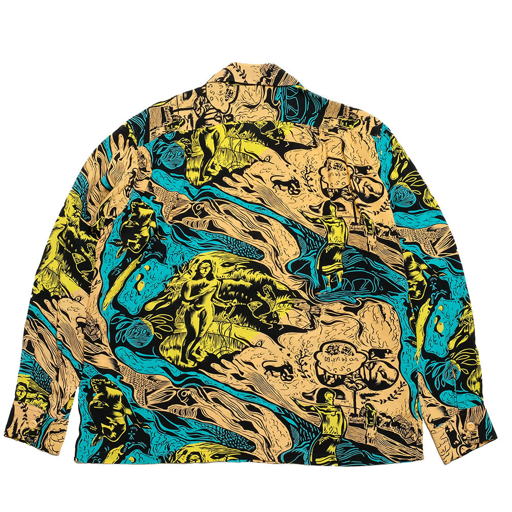 SUN SURF HINOYA EXCLUSIVE SPECIAL EDITION - GAUGUIN WOODCUT MYSTIC - LONG SLEEVE - SS29049HY