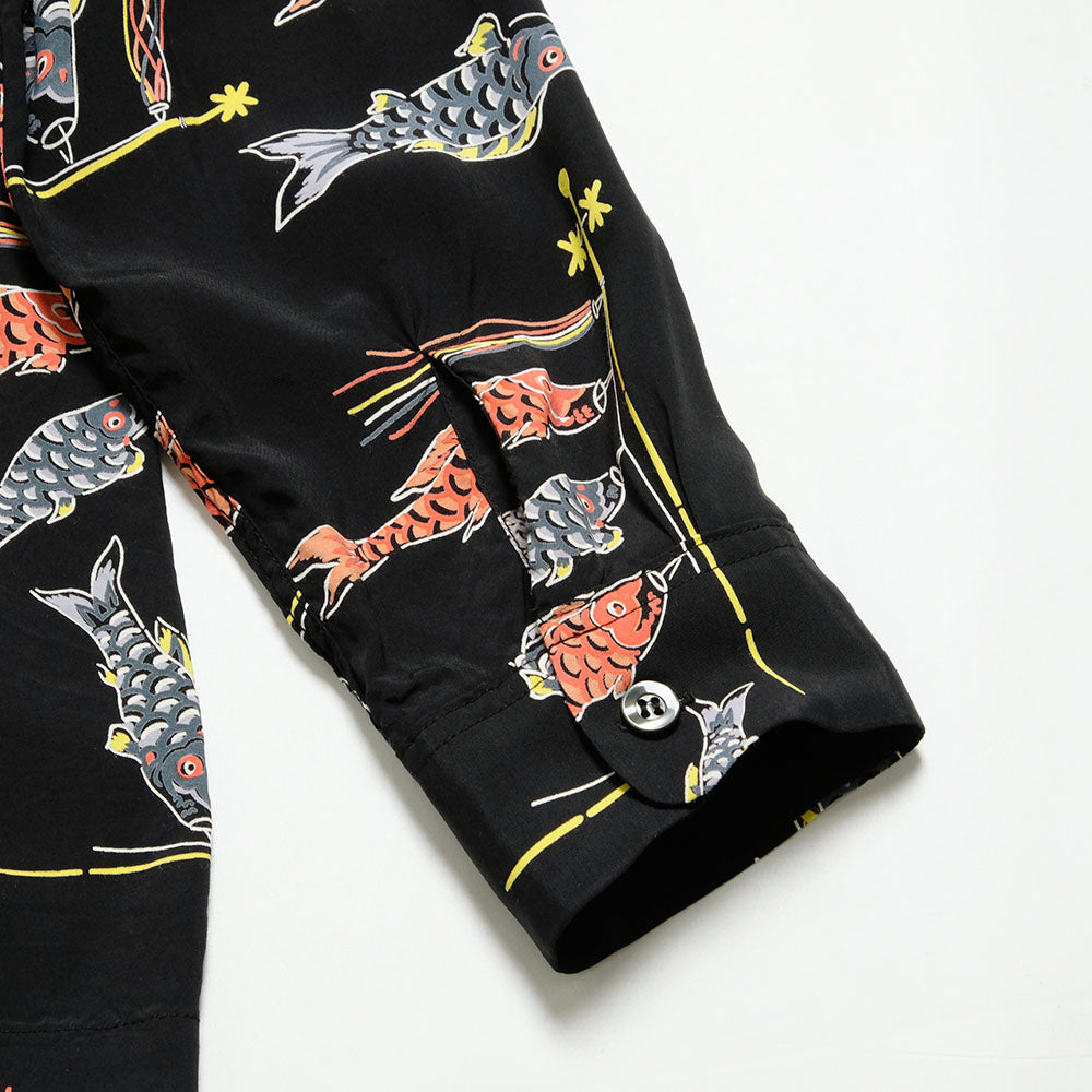SUN SURF - HINOYA EXCLUSIVE - L/S RAYON HAWAIIAN SHIRT - KOINOBORI - SS29349HY