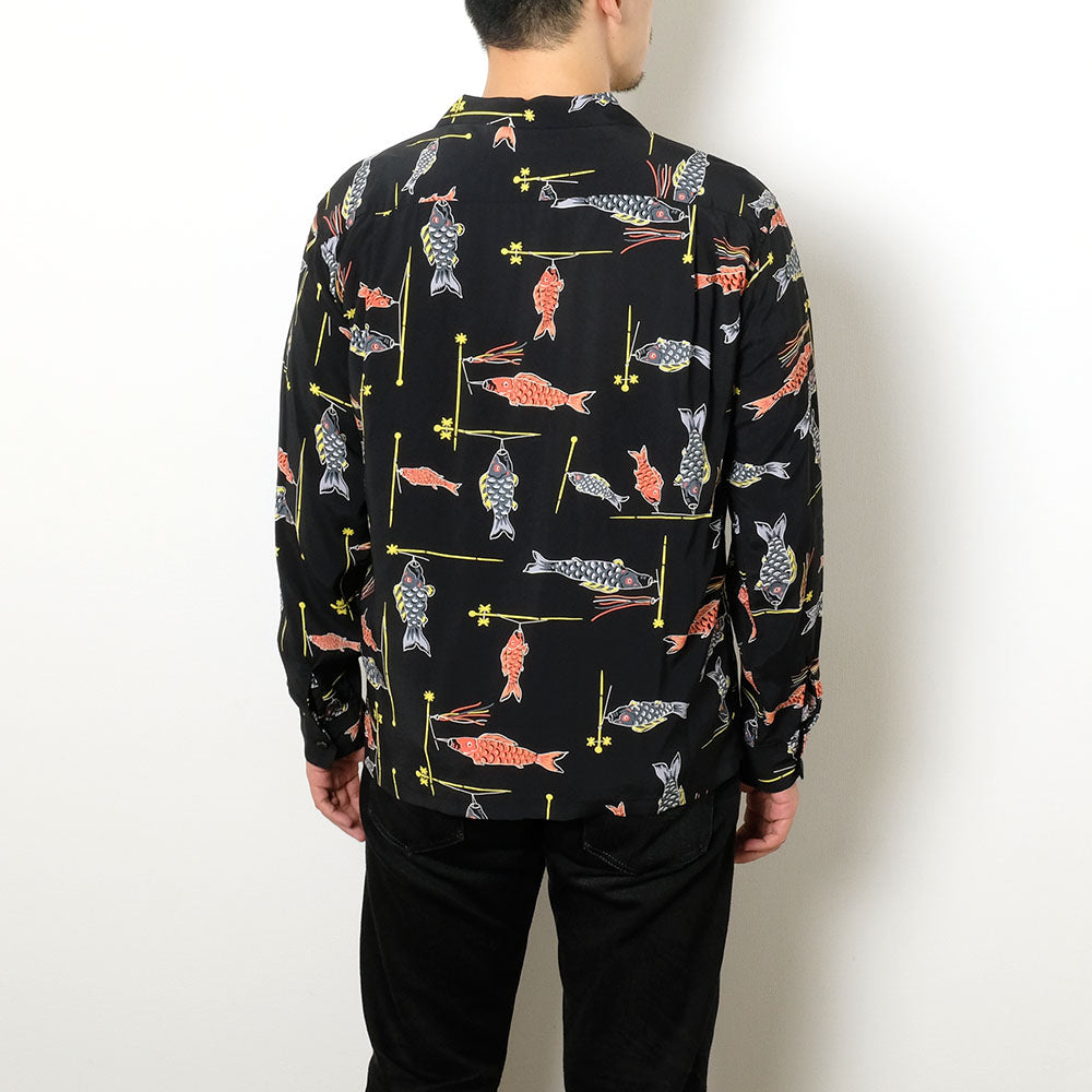 SUN SURF - HINOYA EXCLUSIVE - L/S RAYON HAWAIIAN SHIRT - KOINOBORI - SS29349HY