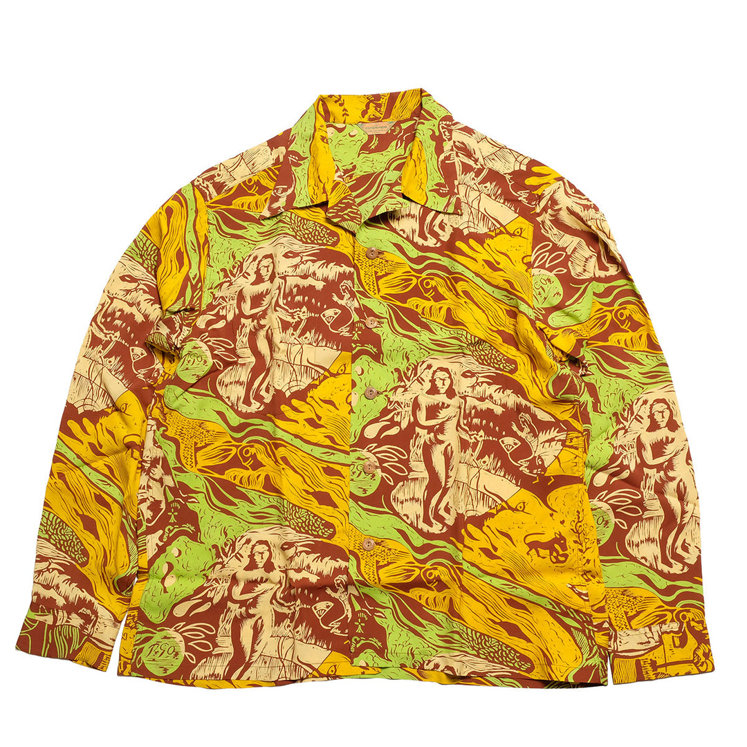 SUN SURF - SPECIAL EDITION - GAUGUIN WOODCUT MYSTIC - LONG SLEEVE - SS29674