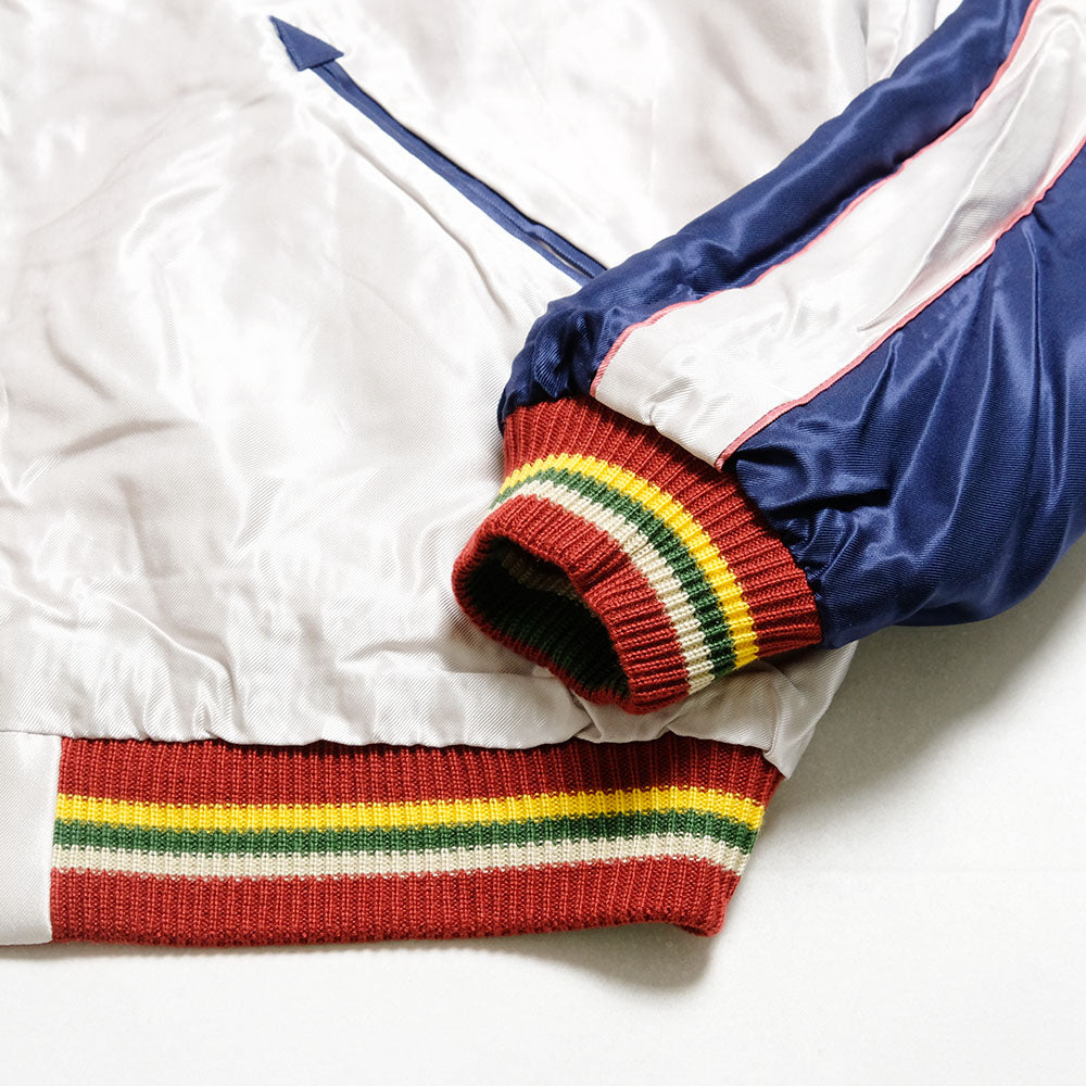 TAILOR TOYO - Acetate Souvenir Jacket - EAGLE × BLUE TIGER - TT15790-170