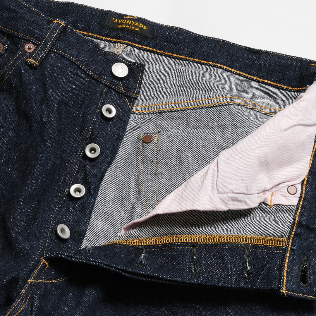 A VONTADE - HINOYA EXCLUSIVE MODEL - 14oz 1937 Selvadge Denim - 5 Pocket Jeans - Wide Fit - VTD-106SXX26