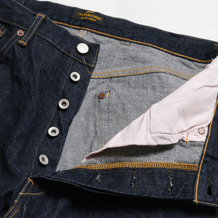 A VONTADE - HINOYA EXCLUSIVE MODEL - 14oz 1937 Selvadge Denim - 5 Pocket Jeans - Wide Fit - VTD-106SXX26