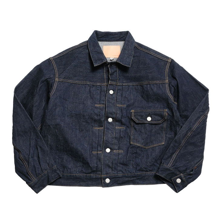 A VONTADE - HINOYA EXCLUSIVE MODEL 14oz 1937 Selvadge Denim - Denim Blouse - One Washed - VTD-560XX-26