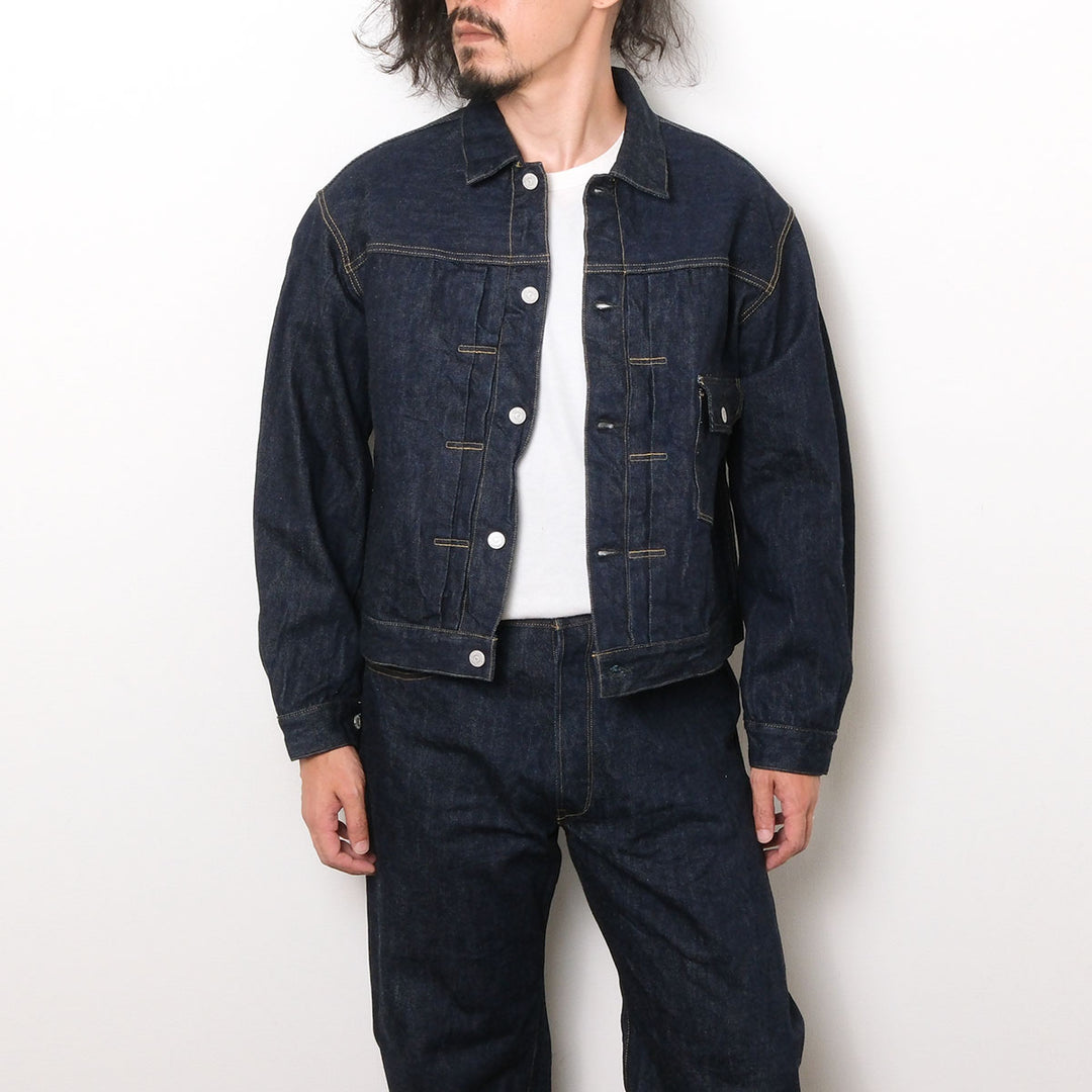 A VONTADE - HINOYA EXCLUSIVE MODEL 14oz 1937 Selvadge Denim - Denim Blouse - One Washed - VTD-560XX-26