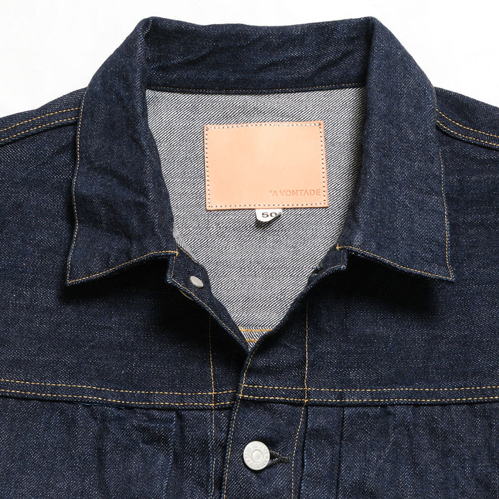 A VONTADE - HINOYA EXCLUSIVE MODEL 14oz 1937 Selvadge Denim - Denim Blouse - One Washed - VTD-560XX-26