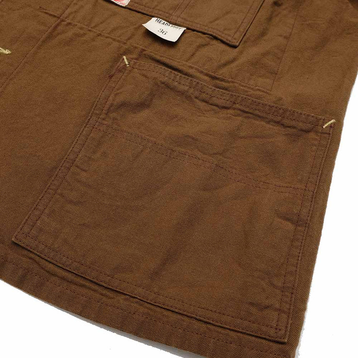 HEADLIGHT<br>9oz. BROWN DUCK WORK COAT<br>HD15085