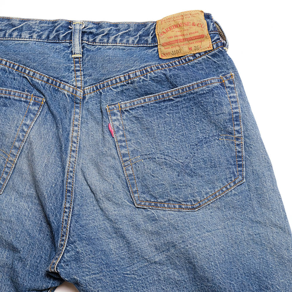 WAREHOUSE<br>2ND-HAND 1100 (USED WASH 淡)<br>1100