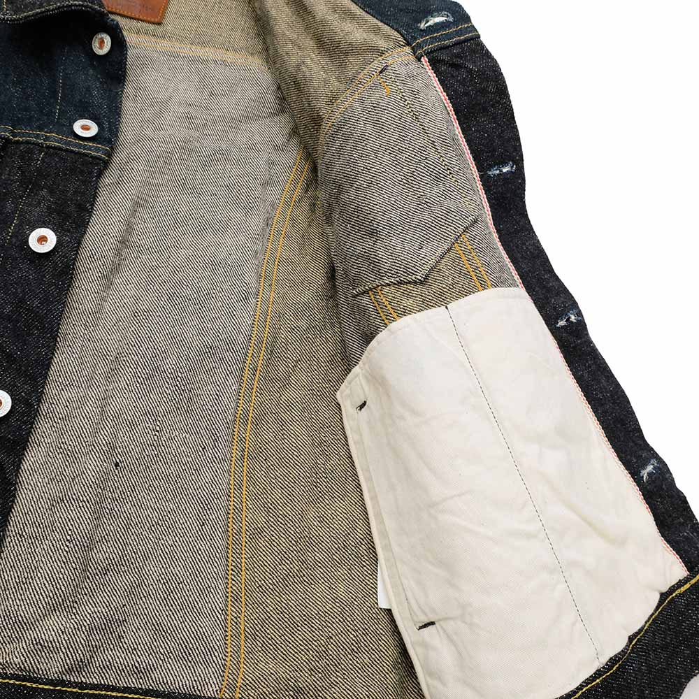ONI DENIM 20oz ONI Secret Denim x 20oz Deep Indigo Secret Denim 3rd Type Denim Jacket ONI-02527P-COM